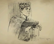 William the Conqueror as depicted in the scenario artwork of Hastings in Age of Empires II: Definitive Edition