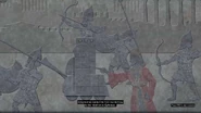 Artaphernes besieging and defeating the Greeks at Ephesus