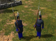 In-game Sacred Band Infantry