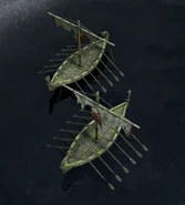 A close-up of Charon Ferries in Retold