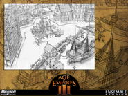 London, British Home City concept art for the original game