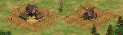 Positionnement fermes AoE2DE