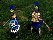 An in-game Maya Holcan Javelineer
