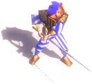 An in-game Landsknecht