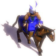 An in-game Cavalry Archer