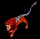 Pre-release Manticore with lion face and no wings