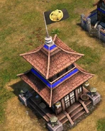 In-game Japanese Monastery in the Exploration Age in the Definitive Edition