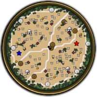 AOE3 Saharan Routes LOST minimap