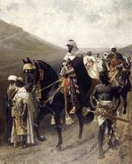 The Moorish Army marching onto Europe
