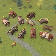 A group of packed buildings