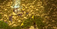 The Egyptian territory in Age of Mythology