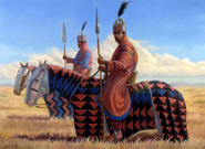 Reconstruction of Mali gambesoned riders