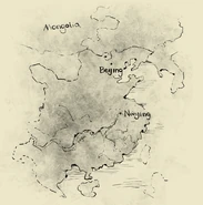 The extent of the Ming dynasty as shown in campaign artwork