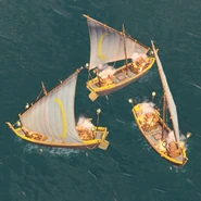 Abbasid Dynasty Explosive Dhows