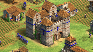 Roman Legionaries, Centurion, and the unique Castle in Age of Empires II game mode