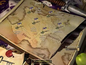 Joan of Arc Campaign Map