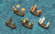 All Fast Fire Ships introduced in the HD expansions