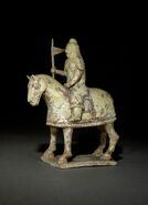 Earthenware cataphract from the Tang dynasty era (Credits: The British Museum, London)