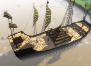Fleet Treasure Ship model