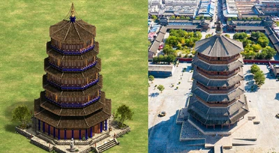 AoE2DE Wonder Khitans comparison