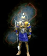 Idle animation of Arkantos (uber) in the original game