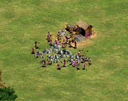 Villagerscluttering.png (718 KB) Poor micromanagement: Villagers cluttering on a Stone Mine