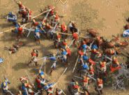 Aoe4 attack anim.gif (2.82 MB) An intense fight in Age of Empires IV