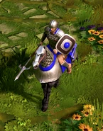 Close-up of the Heavy Contarius in Retold, with Heroic Age upgrades