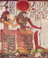 Ra Based On.jpg (458 KB) A wall painting of Ra from the Tomb of Nefertari, 13th century BC