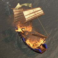 Fire junk aoe3de ingame