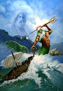 Full artwork of Poseidon for the original game