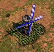 In-game Western European Mill in the Commerce/Fortress Age in the Definitive Edition