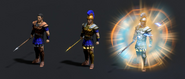 Standard, Blessed, and god Arkantos in Retold
