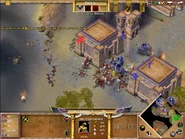 Erecting defenses in the middle pass. together with the Son of Osiris.