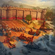 SiegeEngines AoE4 campaign art.png (4.96 MB) In-game artwork featuring Mangonels and Counterweight Trebuchets.