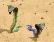 Close-up of Serpents in Retold