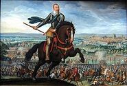 Gustavus Adolphus of Sweden, known as the "Lion of the North", who was killed at Lützen in 1632
