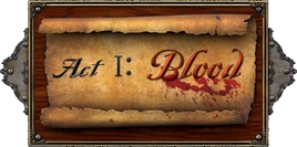 Act 1 Blood poster