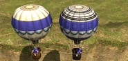 The two Hot Air Balloon models, from left to right: Hot Air Balloon and Advanced Hot Air Balloon