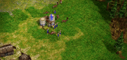 The Greek territory in Age of Mythology