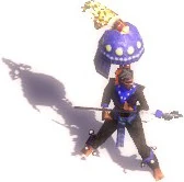 An in-game Champion/Legendary Puma Spearman