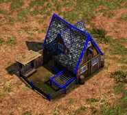 In-game Mediterranean/Southern European Livestock Pen in the Industrial/Imperial Age in the Definitive Edition