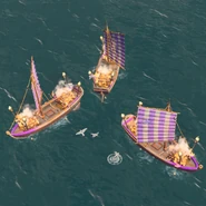 Chinese and Mongol Explosive Junks