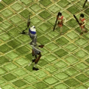 Mummy attackanim aom.gif (939 KB) Animation of a Mummy transforming a Hoplite into a Minion, in the original game