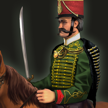 Magyar hussar portrait