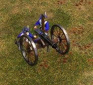 The United States' Gatling Gun in Bombard Mode