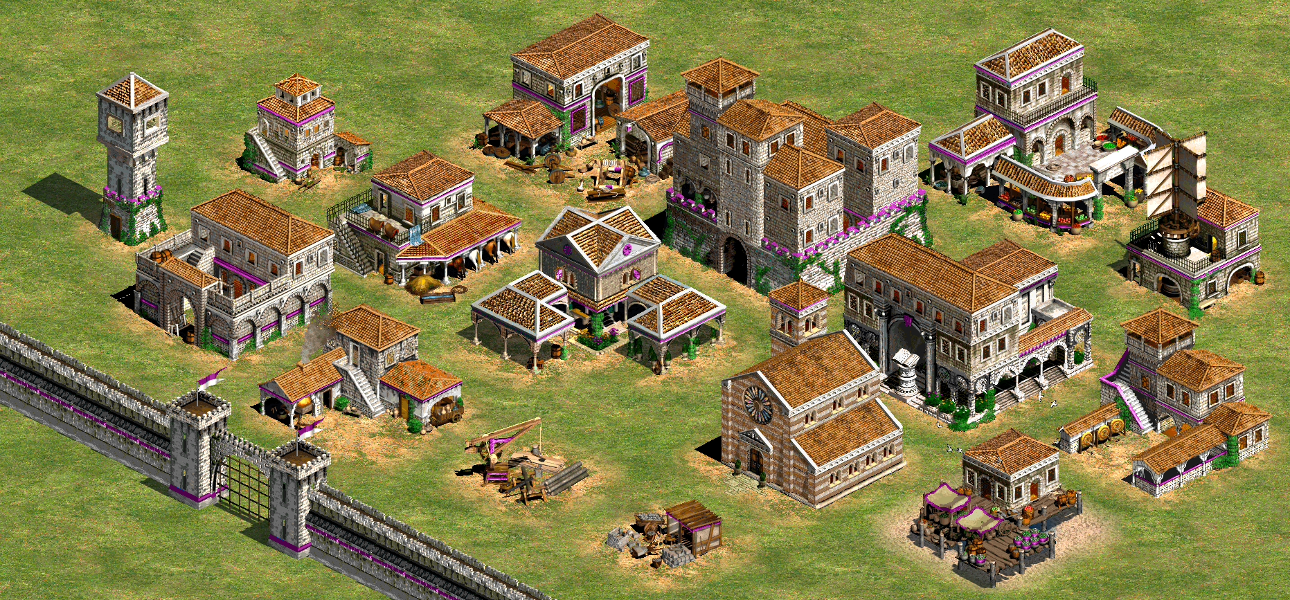 age of empires building