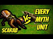 SCARAB vs EVERY MYTH UNIT - Age of Mythology