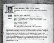 Woad Raider page in the manual