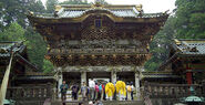 Photo of the real Toshogu shrine in Nikko, Japan